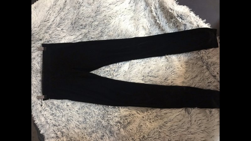Calzedonia fekete bársony leggings S/M ÚJ