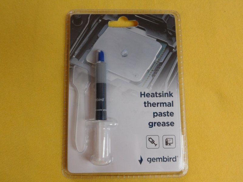 Gembird hőpaszta processzor vagy LED panel hűtéséhez, hőelvezetéséhez, 3 gramm, ingyen szállítással