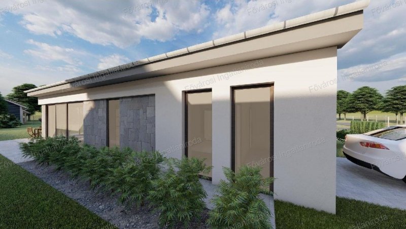 Új építésű, közel nulla energia igényü ház, önálló telekkel