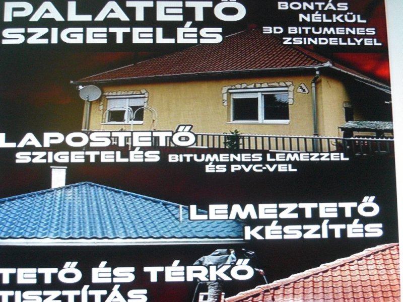 Beázó,sérült hullámpala,cseréptető,bádoglemez tető,lapostető felújítás bontás nélkül Szabolcs megyében!