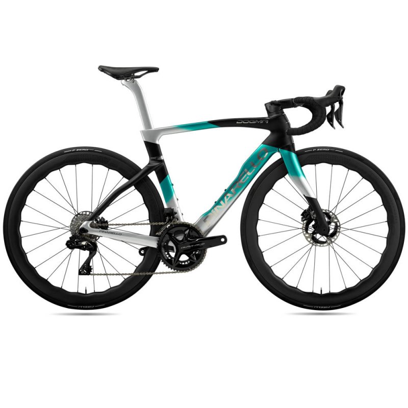 2024 Pinarello Dura Ace Di2 - Nebula Green Silver Road Bike (WAREHOUSEBIKE)