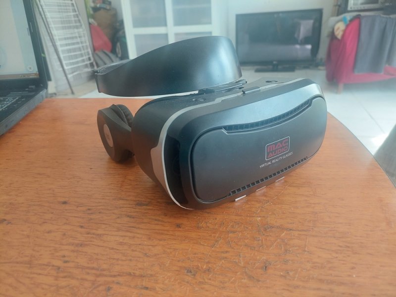 3D VR szemüveg MAC AUDIO fejhallgatós