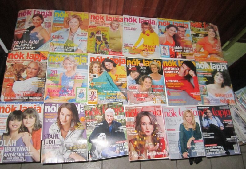 Nők lapja magazinok (1985 és 2018 közötti)