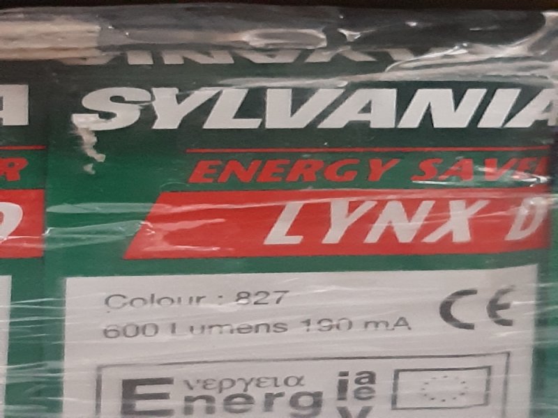 Sylvania Lynx D fénycső 2P G24d-1 10W 600lm 2700K 827