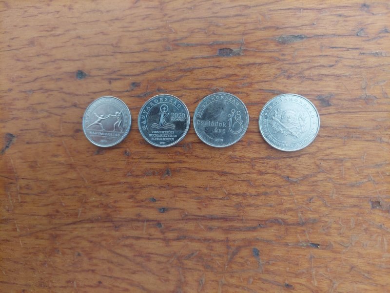 50 forint érme 4db külömböző