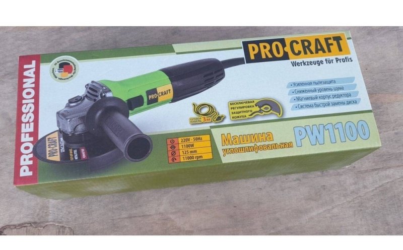Új Procraft elektromos sarokcsiszoló, flex 125mm eladó