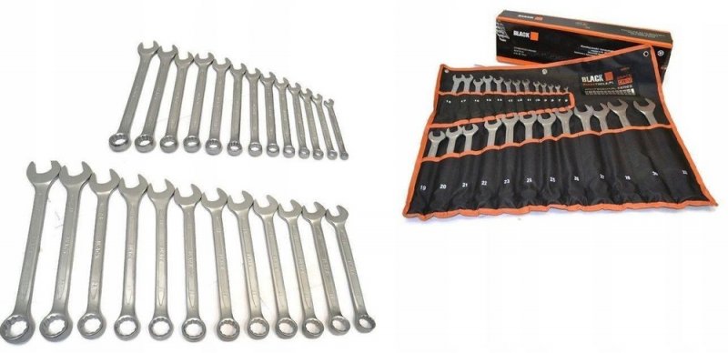 Új Black-tools 24 részes csillag-villáskulcs készlet 6-32mm eladó