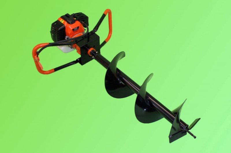 Fighter Benzines Talajfúró Földfúró 5,2LE 52ccm 150mm Föld fúró ÚJ Benzinmotoros