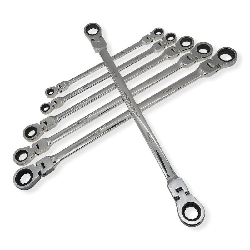 Haina HA-0022 Racsnis Csillag Csillagkulcs készlet Extra hosszú 6-részes 8-19mm