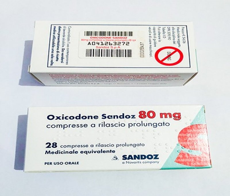 Acquista Ossicodone 80mg Sandoz