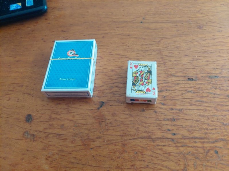 Mini franciakártya(póker,römi,stb)