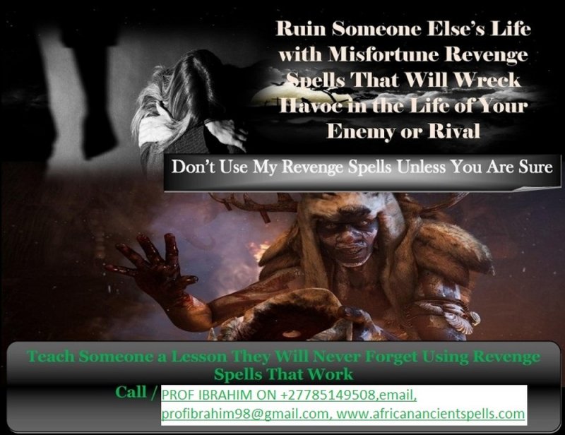 Powerful Revenge Spells Against Enemies +27785149508