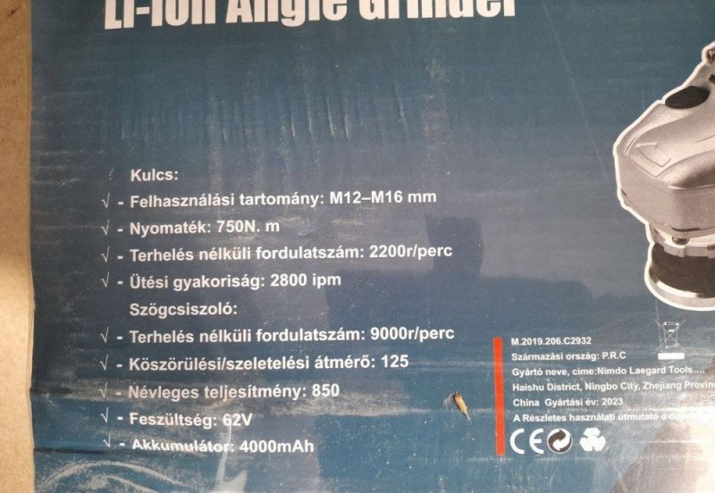 Új Hitman akkus kerékkulcs, és flex eladó