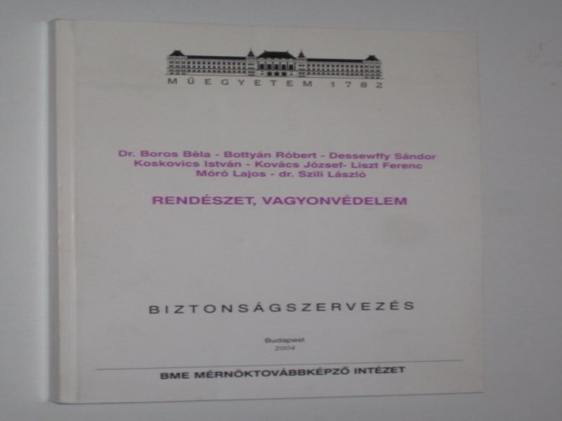 Rendészet,vagyonvédelem
