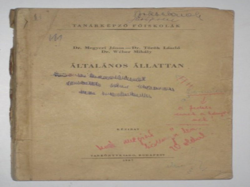 Megyeri - Török - Wéber Általános állattan I