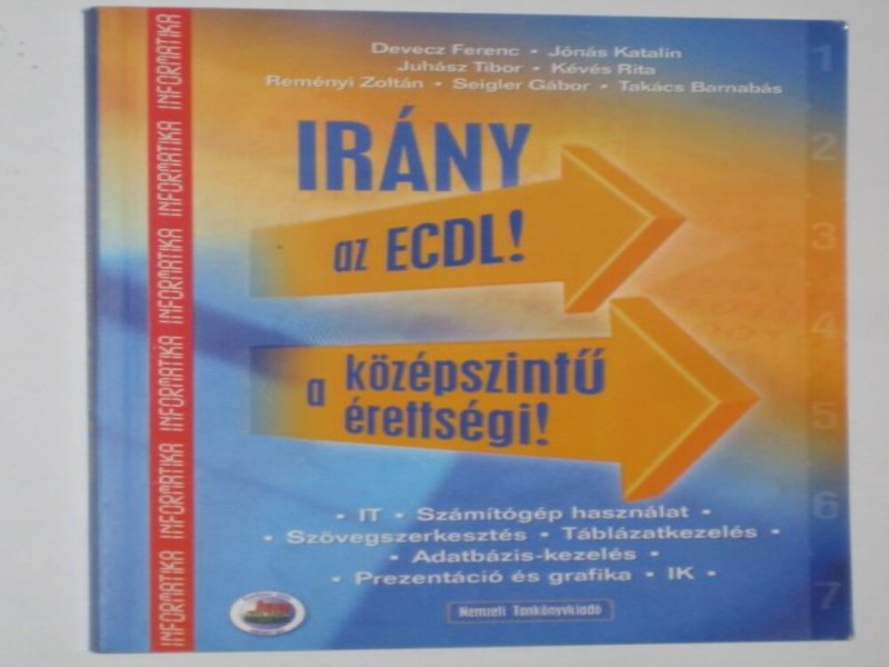 Jónás - Juhász - Reményi - stb Irány az ECDL! - a középszintű érettség