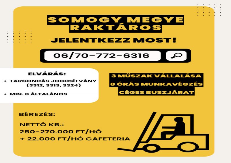 Somogy megye - Raktáros