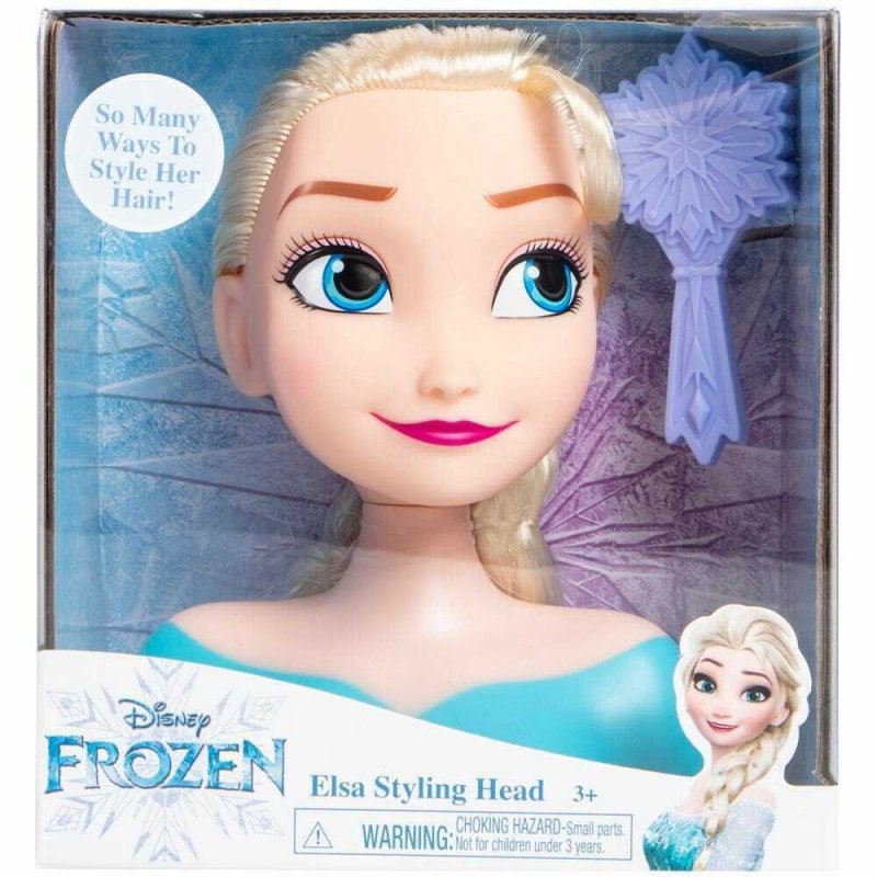 Disney - Elsa fodrász mini babafej