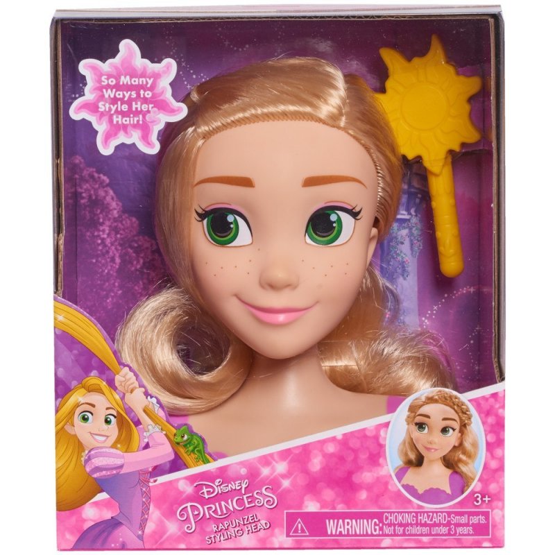 Disney - Rapunzel fodrász mini babafej