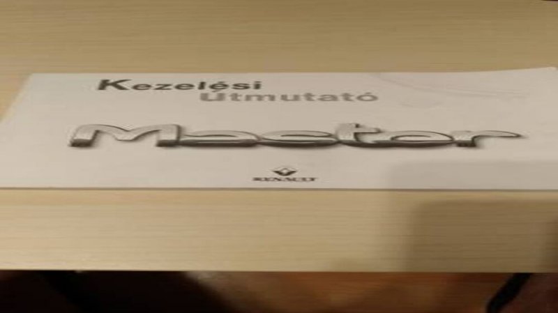 Renault Master kezelési útmutató