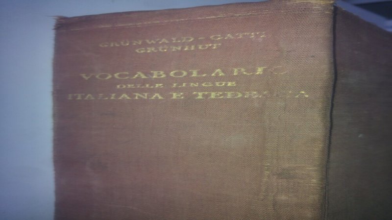 Massimo Grunhut Vocabolario delle lingue italiana e tedesca olasz-néme