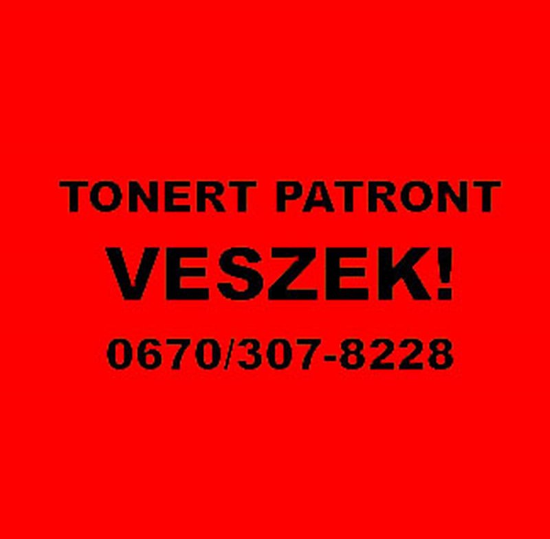 tonert veszek