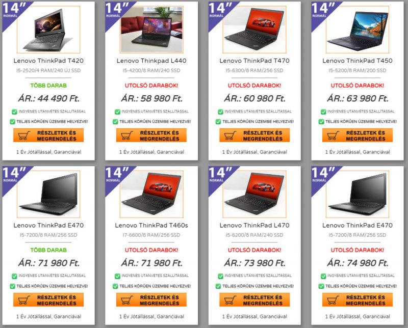 Dr-PC.hu 1.15: Óriási választék: Lenovo ThinkPad L480