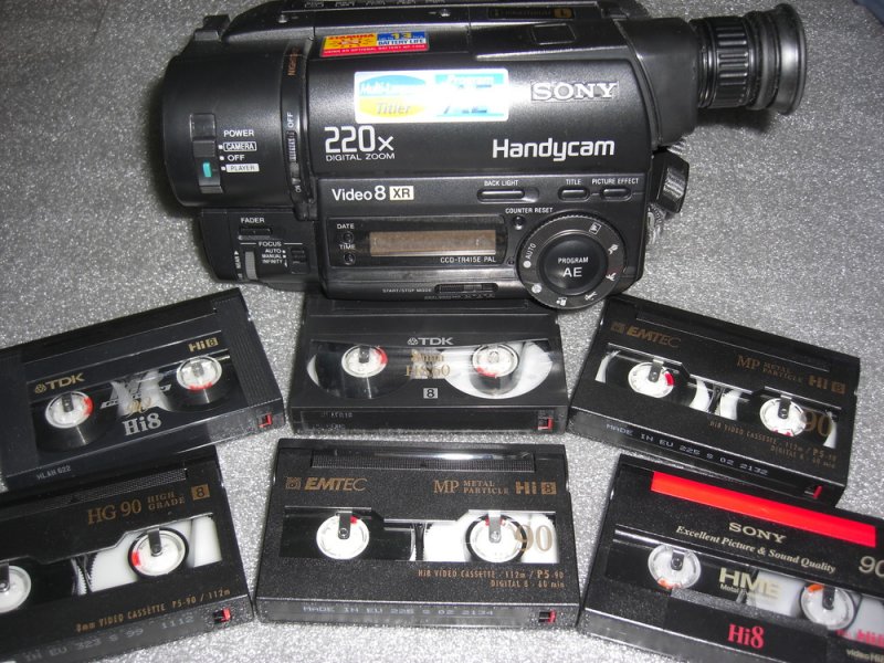 Video8,Hi8,Digital8,Mini dv videókazetták digitalizálása DVD lemezre-re vagy LED tv-n lejátszható pendrive-ra Debrecenben!