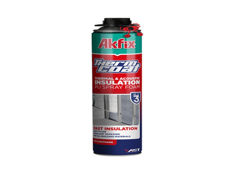 Akfix Thermcoat Hő & hangszigetelő purhab spray