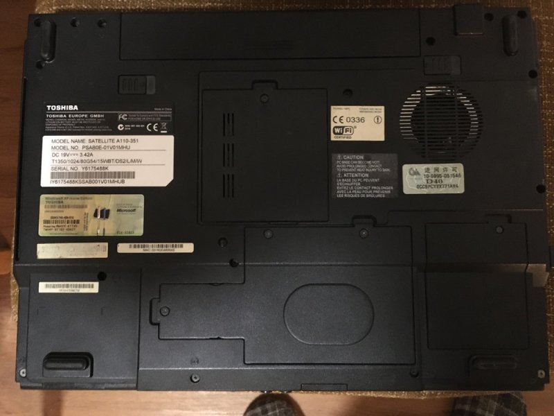 Toshiba laptop
