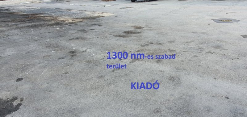 Kiadó 1300 nm szabad terület.