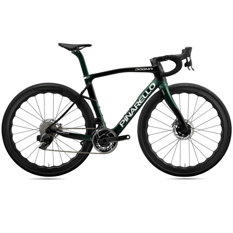 2024 Pinarello Sram Red Etap Axs - Xolar Green Road Bike (WAREHOUSEBIKE)