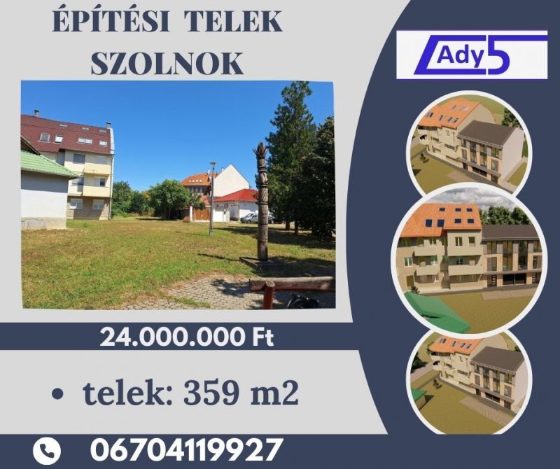 Belvárosi építési telek eladó