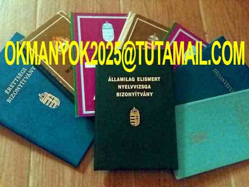 Eladó érettségi, eladó diploma. okmanyok2025@tutamail.com