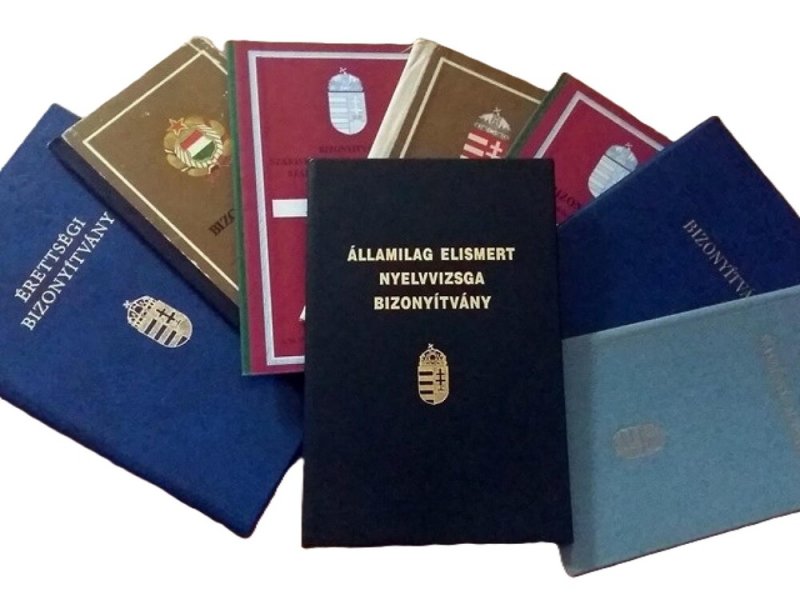 Eladó érettségi, diploma, nyelvvizsga, OKJ bizonyítvány!