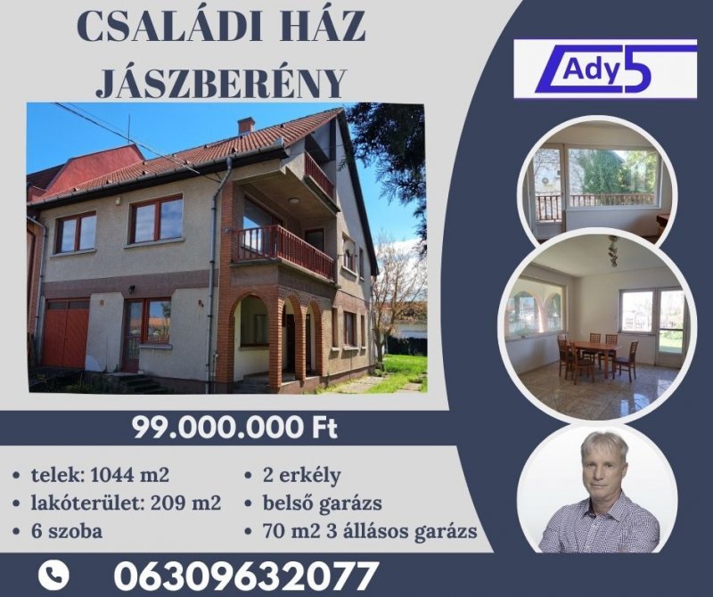 Jászberényben családi ház eladó