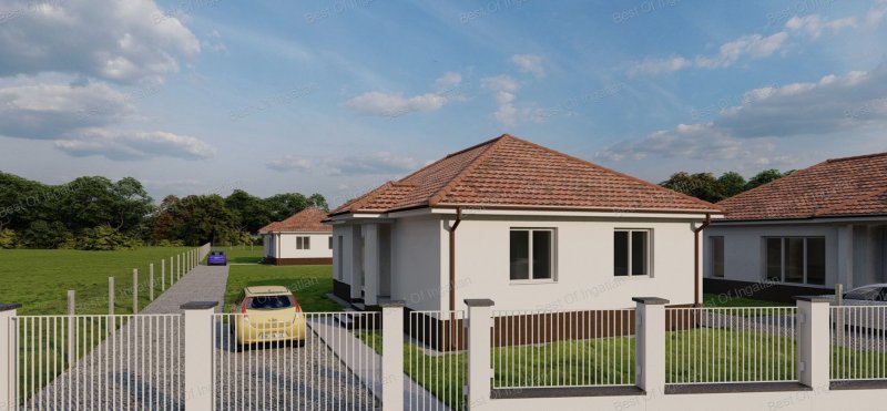 Rábapatonán új építésű nappali + 3 szobás ikerház eladó!