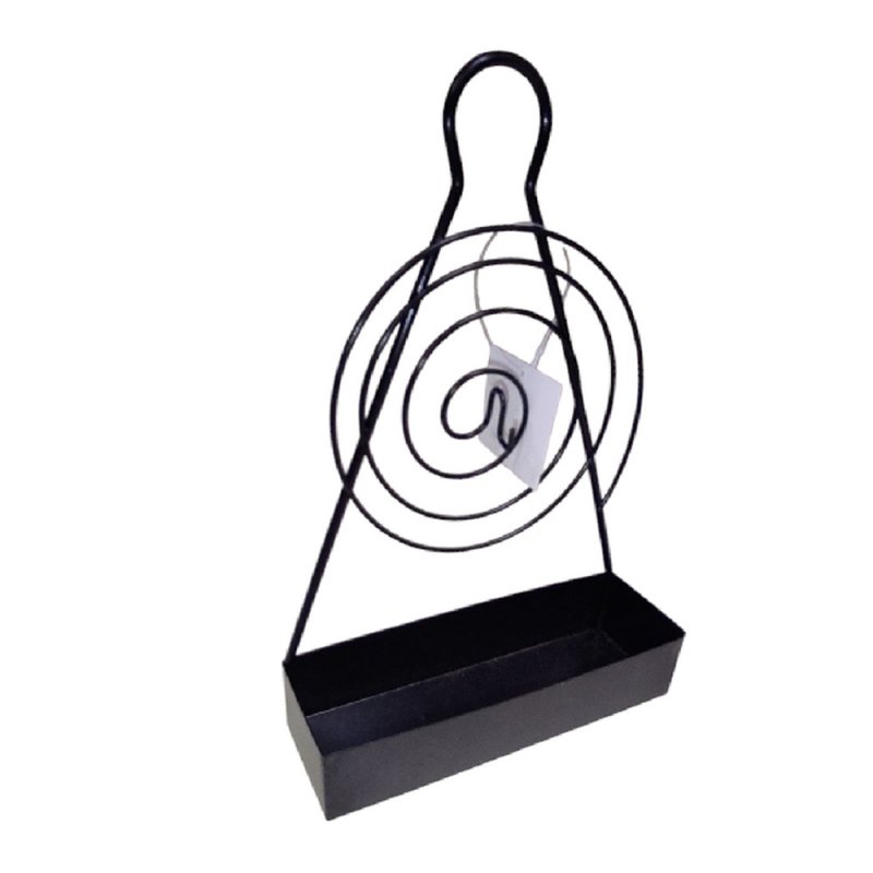 Fém tartó szúnyogriasztó spirálhoz – stabil kültéri használatra (20 cm)