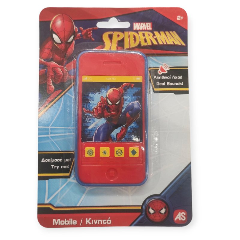 Pókember játék mobiltelefon hangokkal – 3+ éves kortól