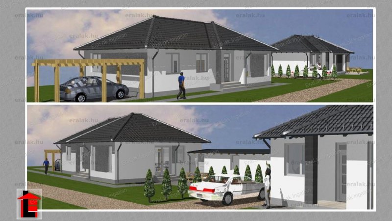 Győrújfalui tágas ÚJ családi ház. Nappali+3háló-terasz-saját kert.