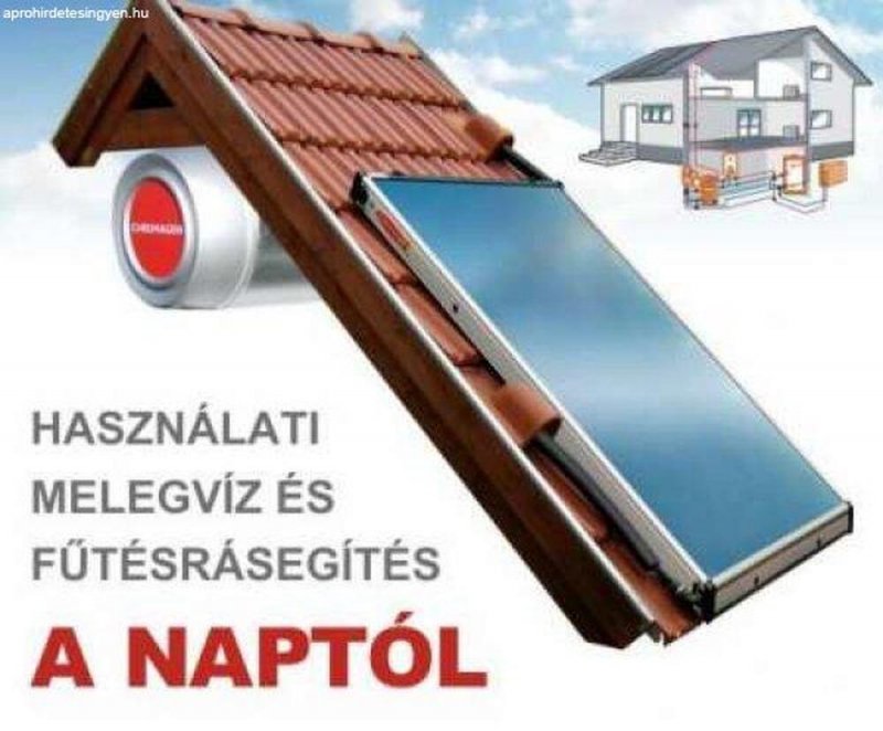 Termoszifonos2 Napkollektor rendszer 4 ÉVSZAKOS