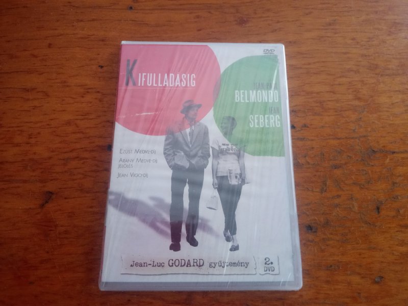 Jean Luc Godard :Kifulladásig bontatlan dvd (Belmondo,Seberg)