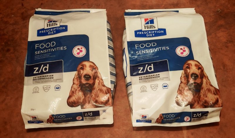 Kutyatáp Hill's Prescription Diet Z/D felnőtt 2x10 kg-os kiszerelésben