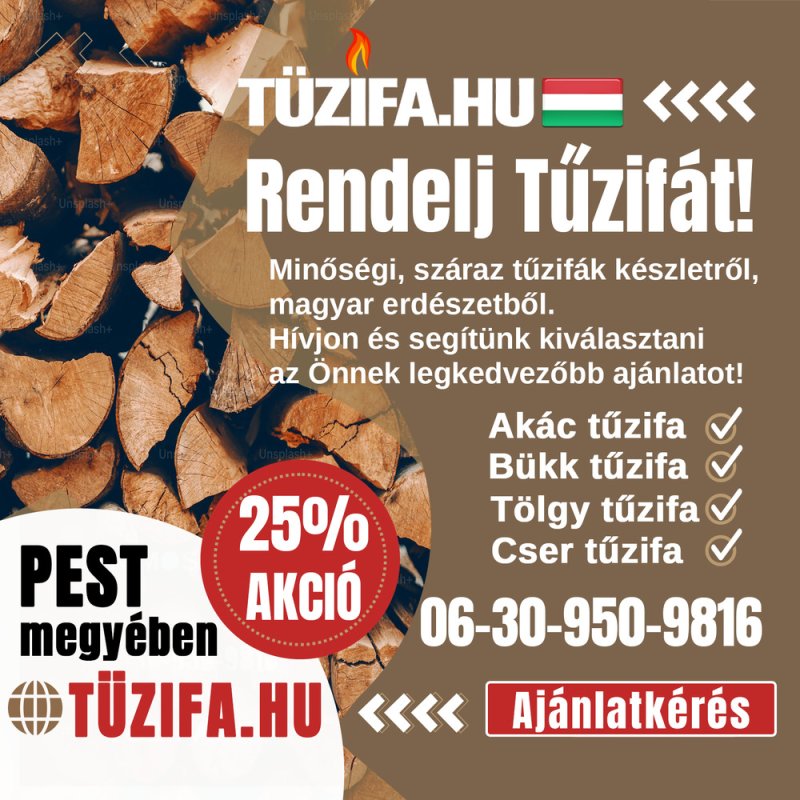 TŰZIFA Szállítás - Eladó tűzifa Olcsón!