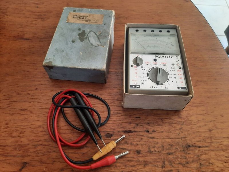 retro német multiméter Polytest2