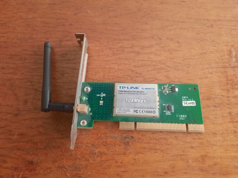 TP-Link TL-WN651G wifikártya PCI