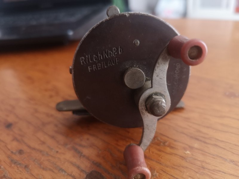 retro német Rileh Nr2 b Freilauf horgászorsó