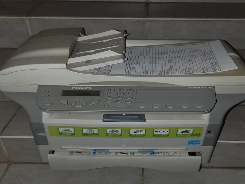 Philips MFD6080 multifunkciós lézernyomtató toner nélkül