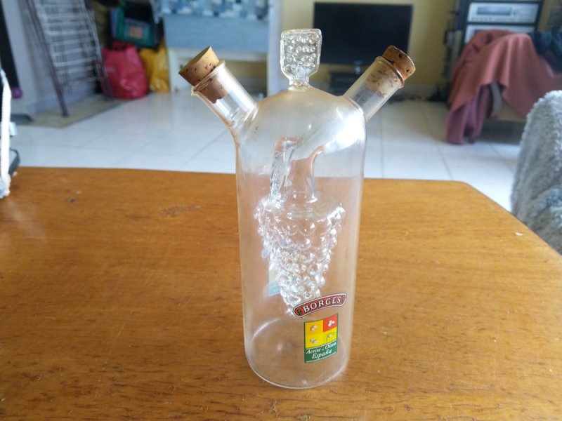Retro spanyol oliva olajos üveg eladó