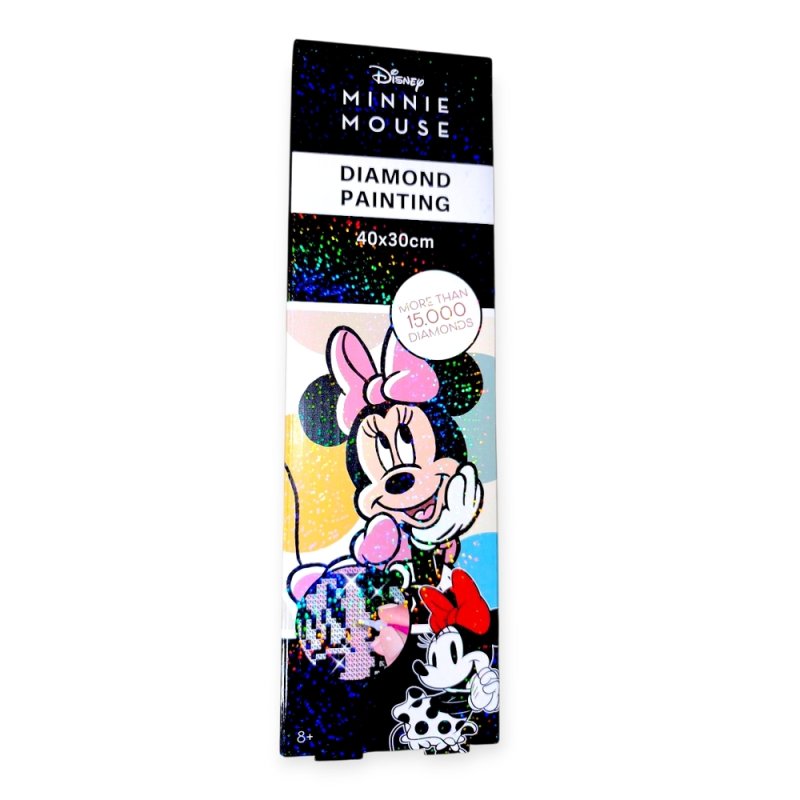Disney Minnie egér gyémánt kirakó készlet – 15 000 strasszal, 40x30 cm